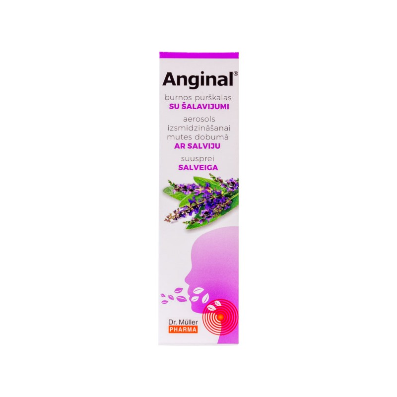 Dr.Muller ANGINAL salveiga kurgusprei 30 ml