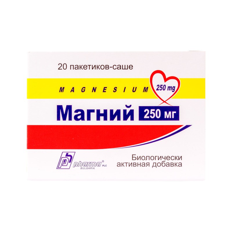 Magneesium 250mg lahustuv pulber 3g 20tk