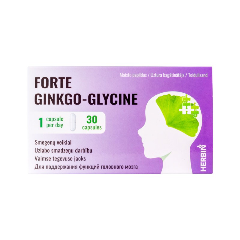 Herbin Ginkgo Biloba - glütsiin forte N30