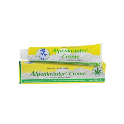 Alpenkräuter - kreem kanepiõli ja saatanaküüne ekstraktiga 200ml