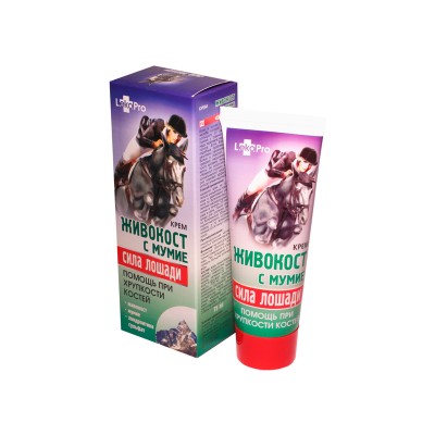 Varemerohu kreem kehale mumioga 75ml, Hobuse Jõud