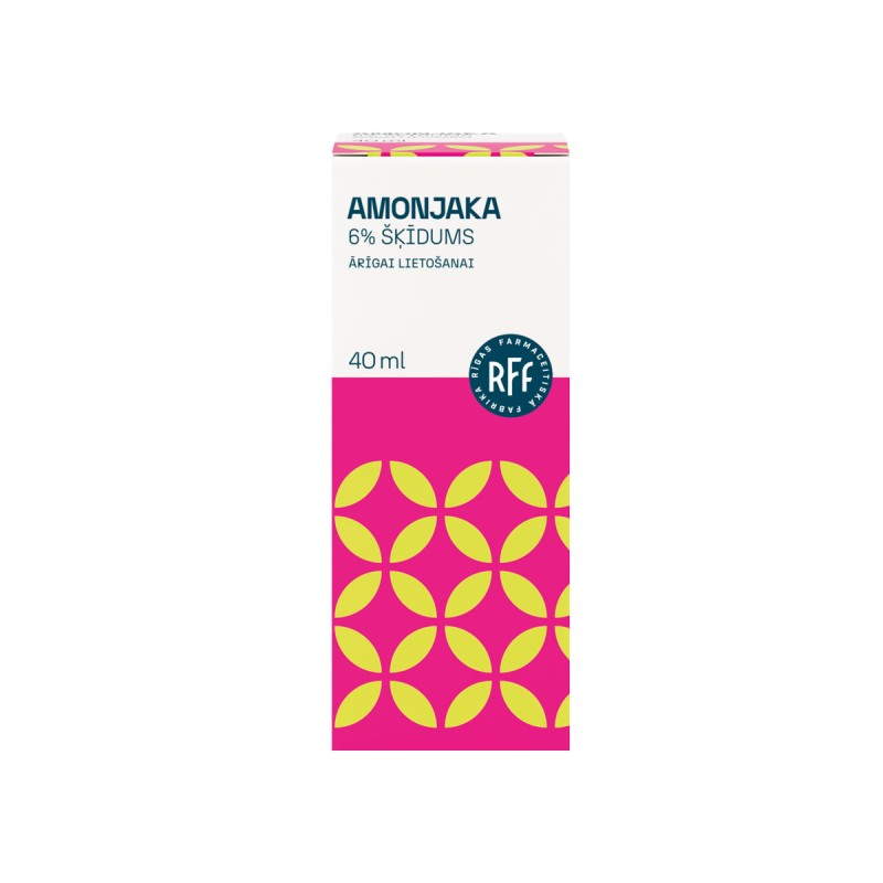 Ammoniaagi lahus 6% 40ml, välispidiseks kasutamiseks ja inhalatsiooniks