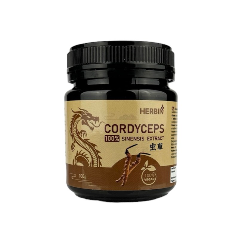 Cordyceps 100% ekstrakt 100g, Herbin